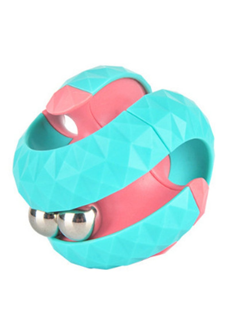 Diamond Pattern Ball Track Gyro Rubik's Cube Decompression Toy Decompression Fingertip Pinball Gyro Rubik's Cube