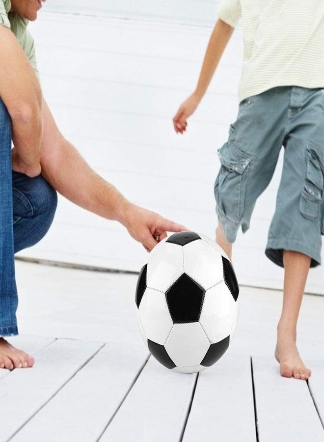HaRvic Kids Soccer Ball Football for Toddler Sports Training Ball Indoor Outdoor Play Balls Toys Gifts for Children Girls Boys (Black and White) (75CM) - Image 4