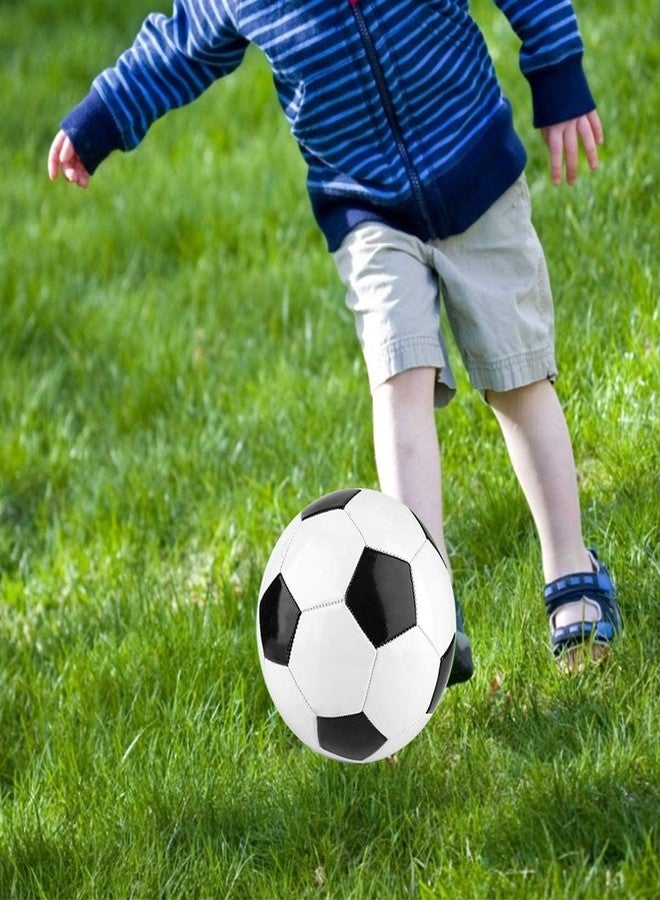 HaRvic Kids Soccer Ball Football for Toddler Sports Training Ball Indoor Outdoor Play Balls Toys Gifts for Children Girls Boys (Black and White) (75CM) - Image 2