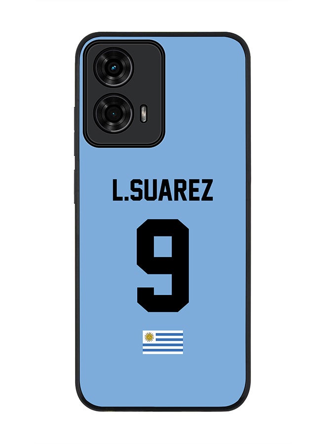 Stylizedd For Motorola Moto G24 / G24 Power Case,Slim fit Camera Protection, Shockproof Thin Phone cover - Football - Uruguay , L.Suarez - Image 1