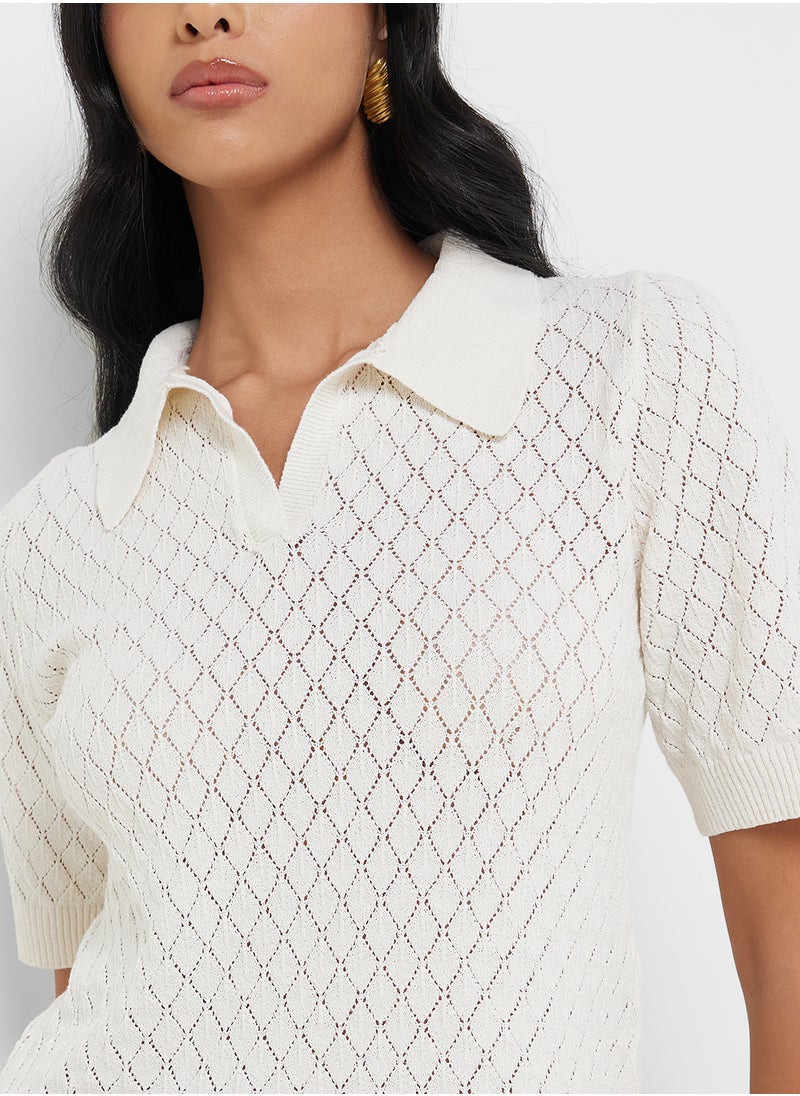 ONLY Structure Polo T-Shirt  - Image 3