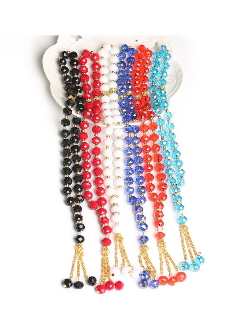 KUYING - 33 10mm Crystal Bracelet Lslamic Prayer Beads - Image 1