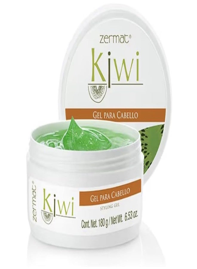 Zermat, Hair Gel, Kiwi, Styling Ge Controll, Shapes and Styles, 6.53 Oz. - Image 1