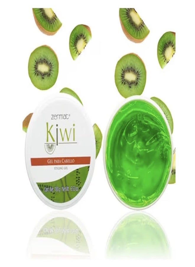 Zermat, Hair Gel, Kiwi, Styling Ge Controll, Shapes and Styles, 6.53 Oz. - Image 2