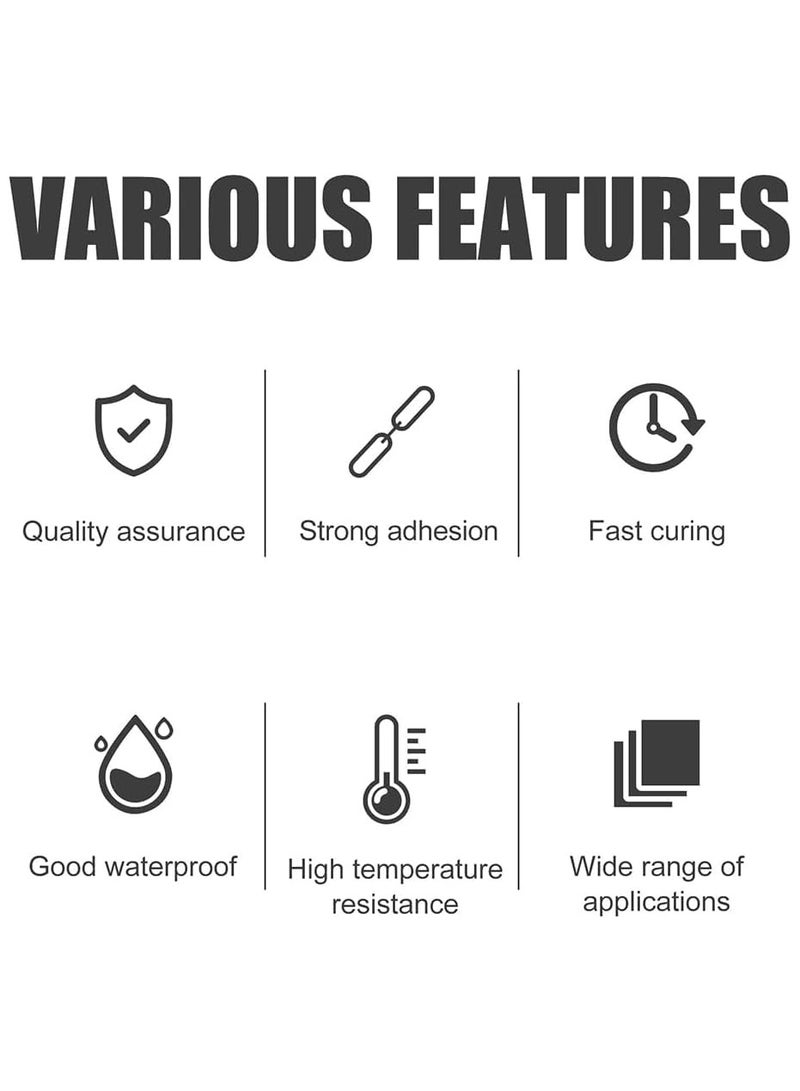Yameem High strength oily glue, Welding glue, Super glue, Multifunctional glue, Waterproof glue, Oil-resistant glue, All-purpose glue for home - Image 2
