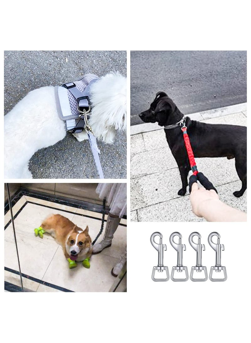 Generic 10 Pack Heavy Duty Dog Leash Clips 360° Swivel Snap Hooks Stainless Steel for Collars and Keychains  - Image 3