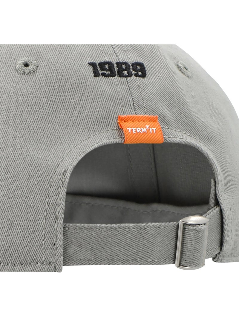 Termit Termit adult Grey Baseball Cap – Breathable 100% Cotton Summer Hat, One Size Adjustable, Lightweight Sun Protection for Outdoor Adventures  - Image 3