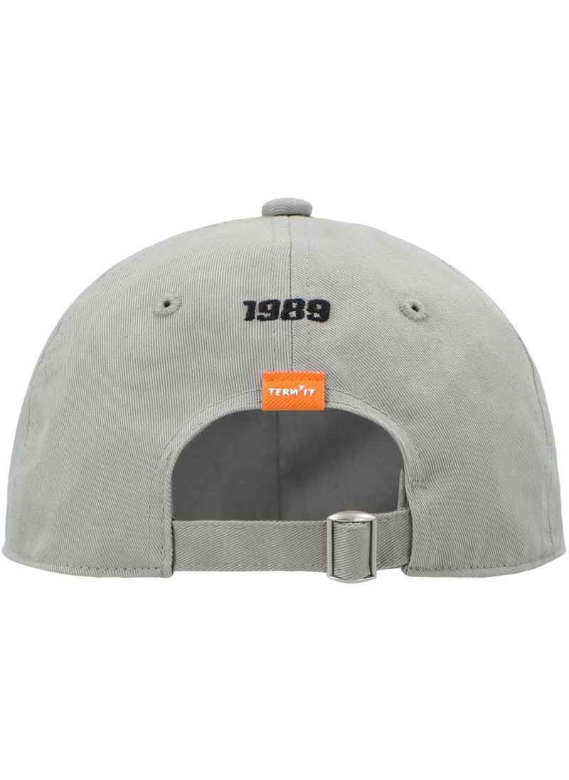 Termit Termit adult Grey Baseball Cap – Breathable 100% Cotton Summer Hat, One Size Adjustable, Lightweight Sun Protection for Outdoor Adventures  - Image 2