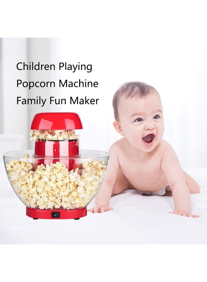 Popcorn Maker, Hot Air Corn Popper, Make Homemade Healthy Oil-Free Popcorn, Comes with Measuring Cup And Serving Bowl  - Image 2