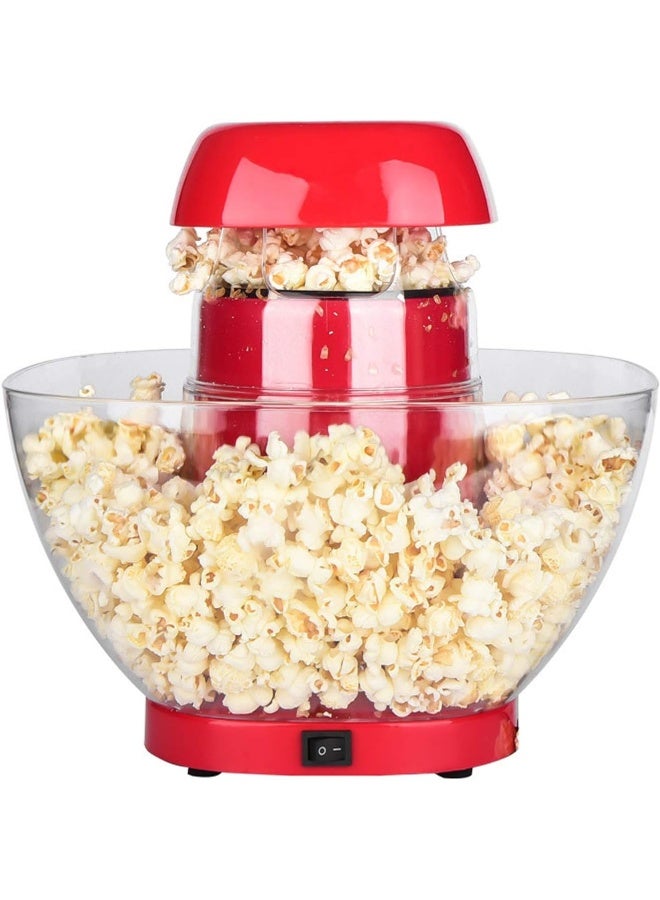 Popcorn Maker, Hot Air Corn Popper, Make Homemade Healthy Oil-Free Popcorn, Comes with Measuring Cup And Serving Bowl  - Image 1