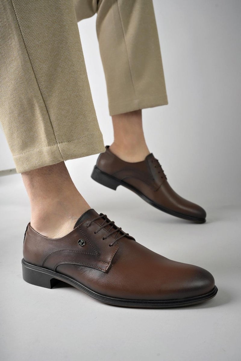 muggo H0143 Guaranteed Men's Daily Classic Leather Shoes  - Image 1