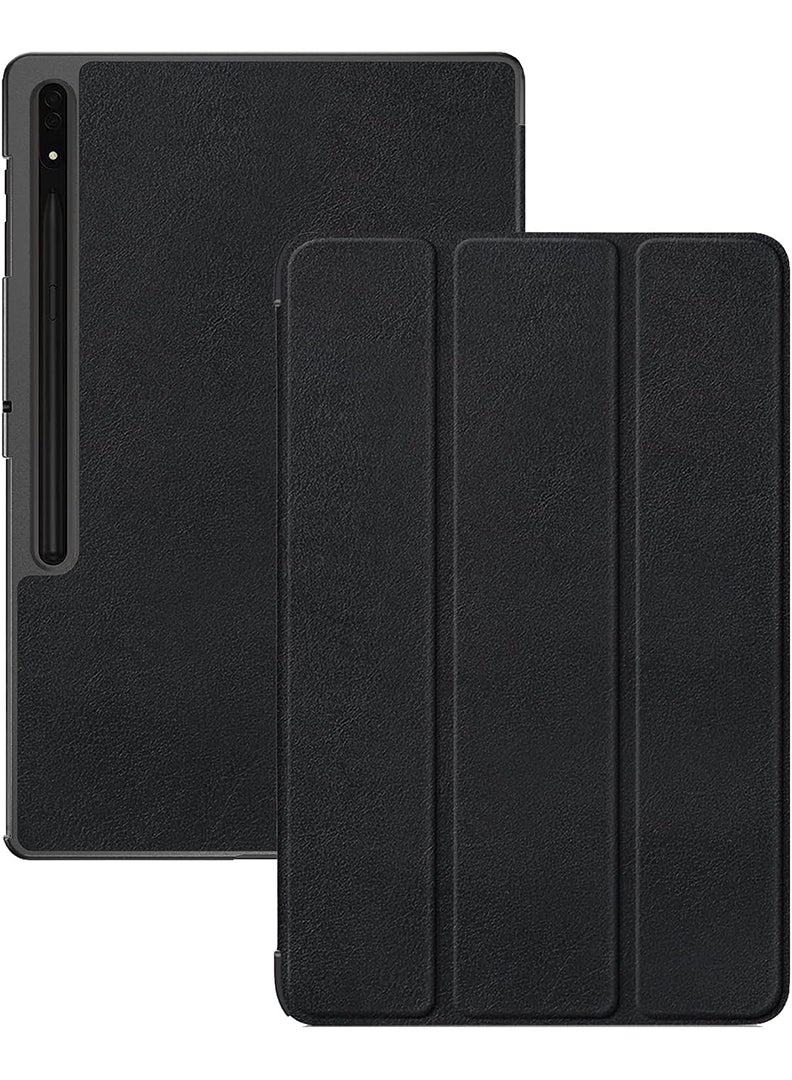 Theodor Protective Flip Case For Samsung Galaxy Tab S9 Ultra With Trifold Stand Auto Wake Sleep Shockproof Cover Rock copy - Image 2