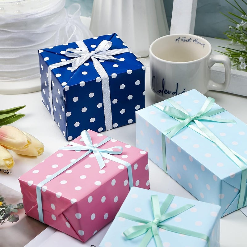 Gold Leaf GOLD LEAF Polka Dots Gift Wrapping Paper – Multicolor Gift Sheets for All Occasions, 50x70 cm, Folded Flat – Perfect for Christmas, Birthdays, Weddings, Baby Showers & Parties (30 Sheets)  - Image 5