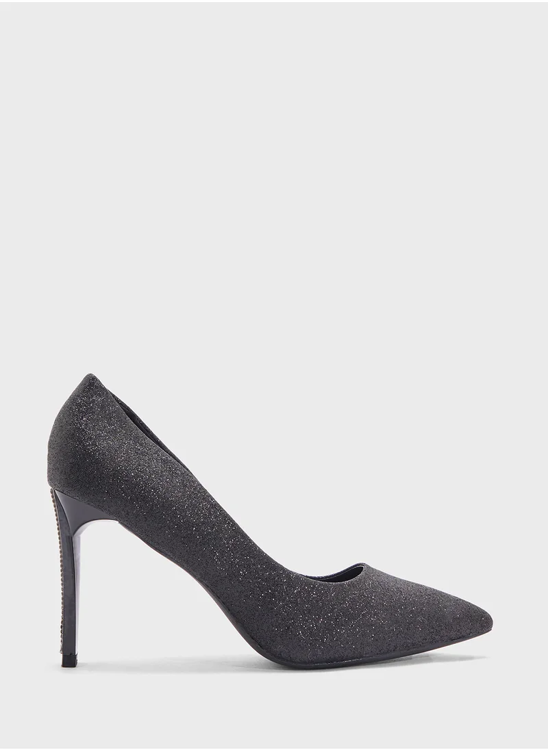 بي ار High Heeled Pointed Pump