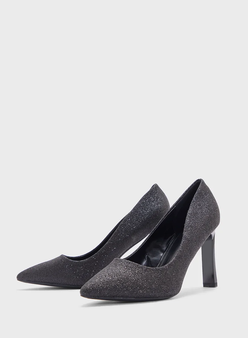 BR High Heeled Pointed Pump