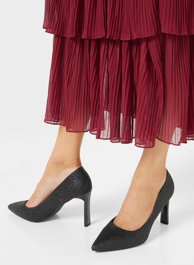 BR High Heeled Pointed Pump  - Image 5
