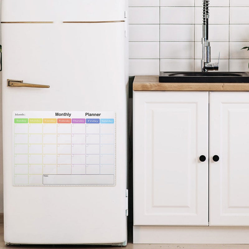 2pcs Fridge Magnetic Writing Boards List Planning Whiteboards Schedule Message Boards - Image 3