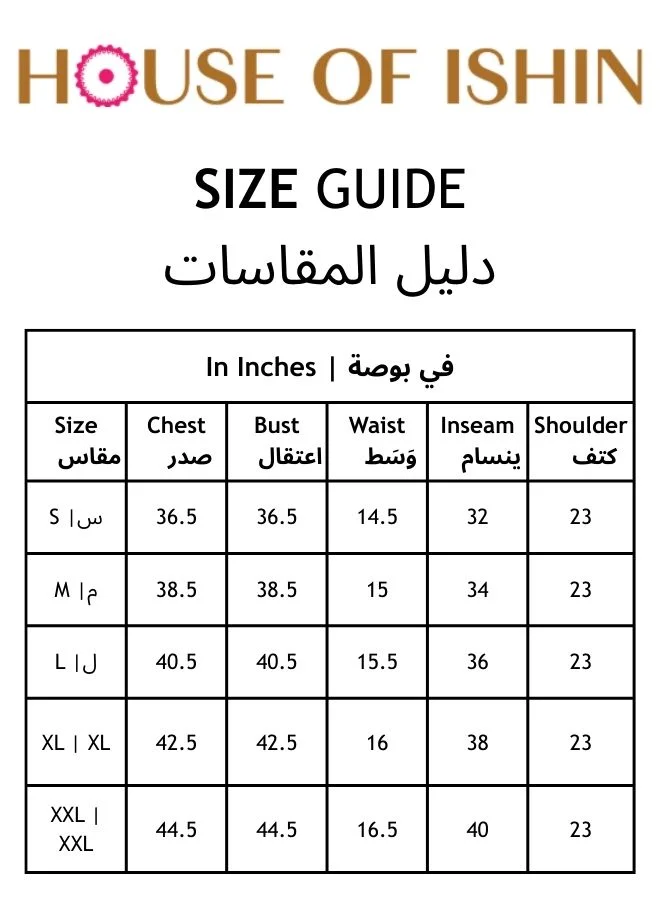 آي شين طقم أناركالي مطبوع قطن 100% أوف وايت نسائي