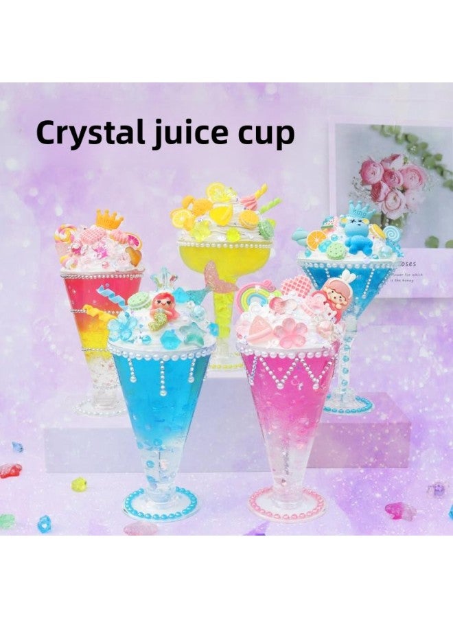 Children's Handmade Diy Material Bag Food Play Crystal Mud Toy Ice Cream Cup Dessert Cup Juice Cup Toy-Specifications:SUMMER DRINKS-KOLOM - Image 2