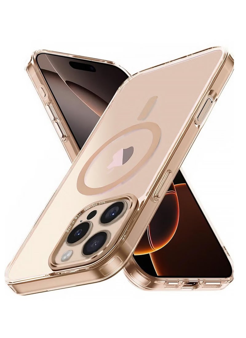 X-level iPhone 16 Pro Max Case,Camera Control Compatible with MagSafe,Camera Protection, Shockproof Thin Cover,Resists Yellowing and Scratches, Magnetic Phone Case for iPhone 16 Pro Max Desert Titanium case  - Image 1