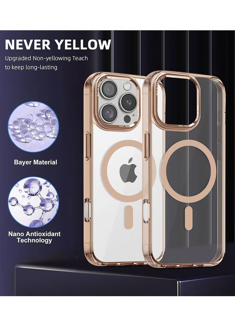 X-level iPhone 16 Pro Max Case,Camera Control Compatible with MagSafe,Camera Protection, Shockproof Thin Cover,Resists Yellowing and Scratches, Magnetic Phone Case for iPhone 16 Pro Max Desert Titanium case  - Image 2
