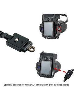 JJC Widen DSLR Camera Wrist Hand Strap Grip with Quick Release Tripod Plate for Canon EOS R8 R5 R6 Mark II R10 R7 R3 R5C R6 R RP 90D 80D 4000D Rebel T7 T8i T7i T6i 5D Mark IV III 7D 6D Mark II Sony A7R V  - Image 4