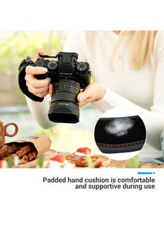JJC Widen DSLR Camera Wrist Hand Strap Grip with Quick Release Tripod Plate for Canon EOS R8 R5 R6 Mark II R10 R7 R3 R5C R6 R RP 90D 80D 4000D Rebel T7 T8i T7i T6i 5D Mark IV III 7D 6D Mark II Sony A7R V  - Image 2