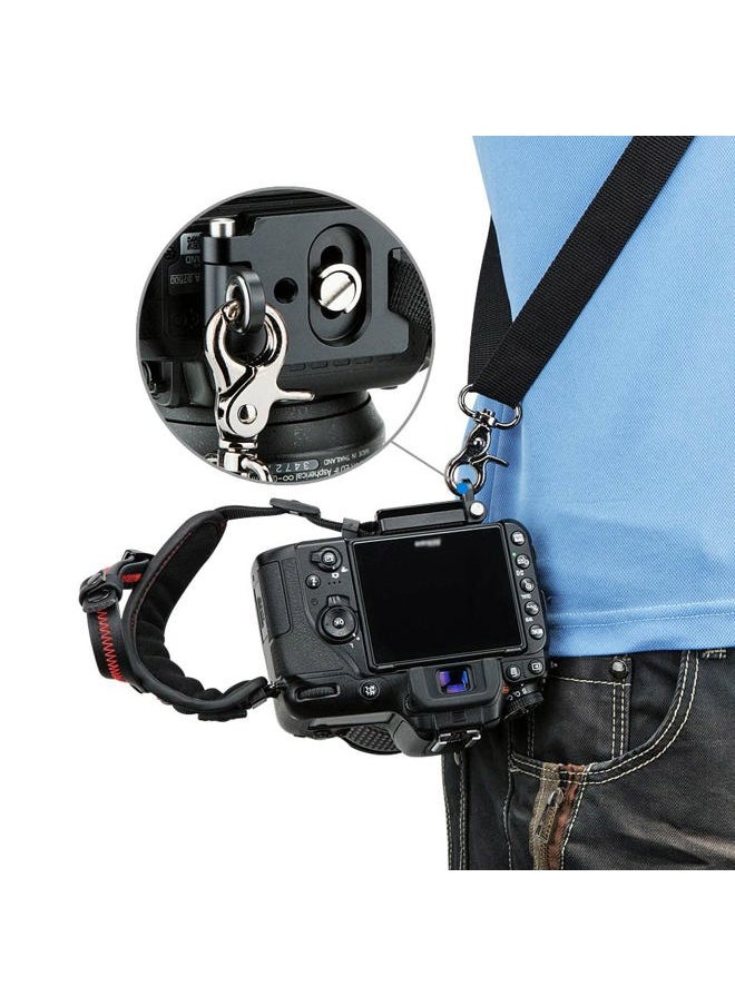 Widen DSLR Camera Wrist Hand Strap Grip with Quick Release Tripod Plate for Canon EOS R8 R5 R6 Mark II R10 R7 R3 R5C R6 R RP 90D 80D 4000D Rebel T7 T8i T7i T6i 5D Mark IV III 7D 6D Mark II Sony A7R V