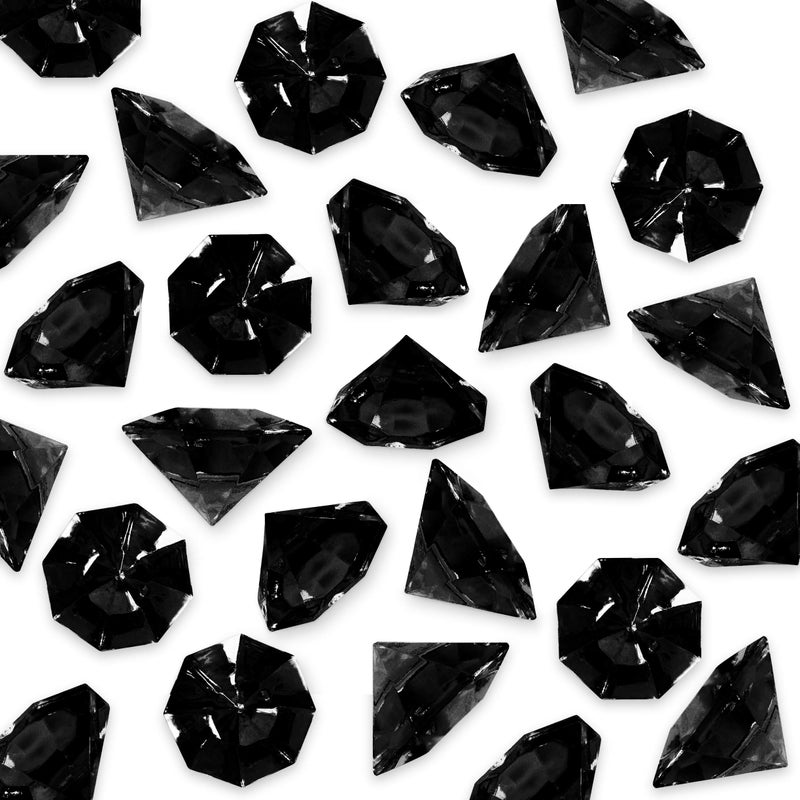 Super Z Outlet Acrylic Colorful Round Decorations for Table Scatter Vase Fillers Event Wedding Arts  Crafts Birthday Party Favor 36 Pieces Black