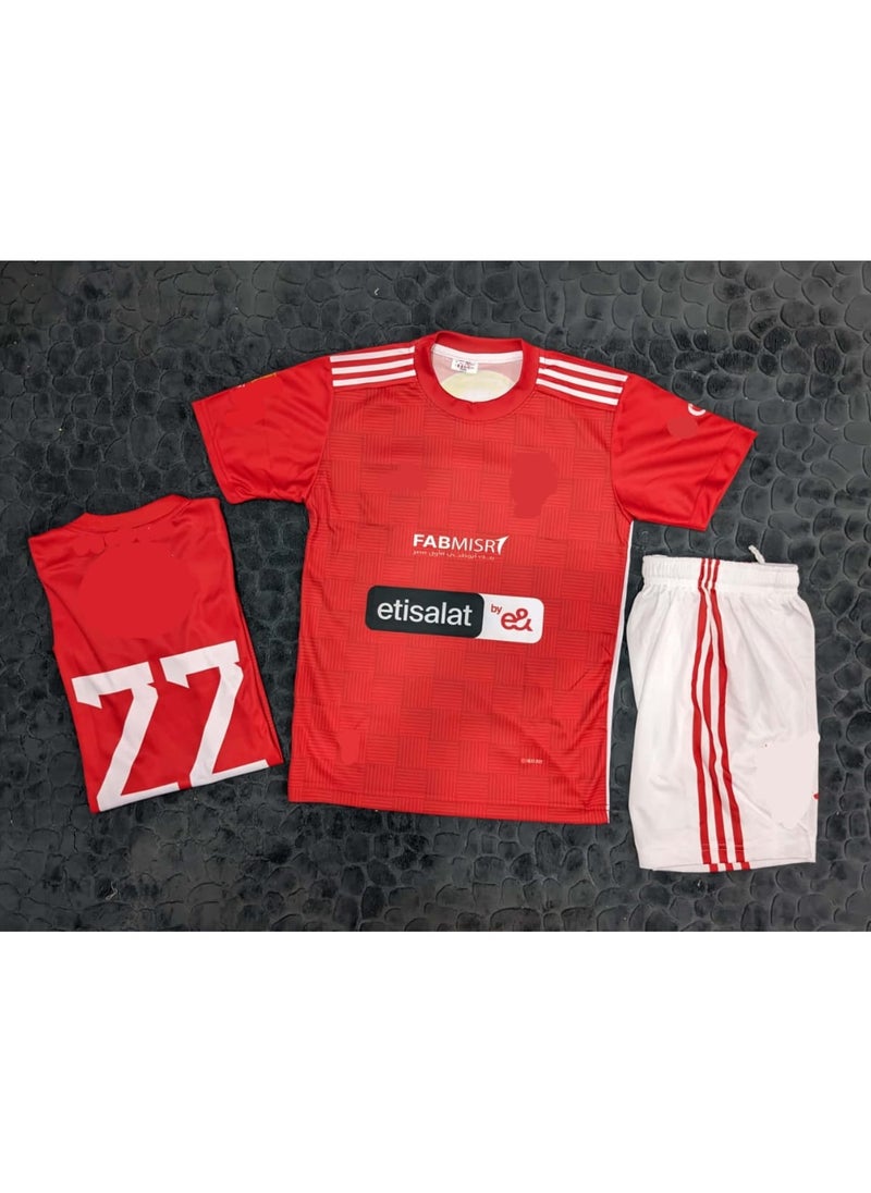 Generic Boys' soccer shorts and T-shirt set 