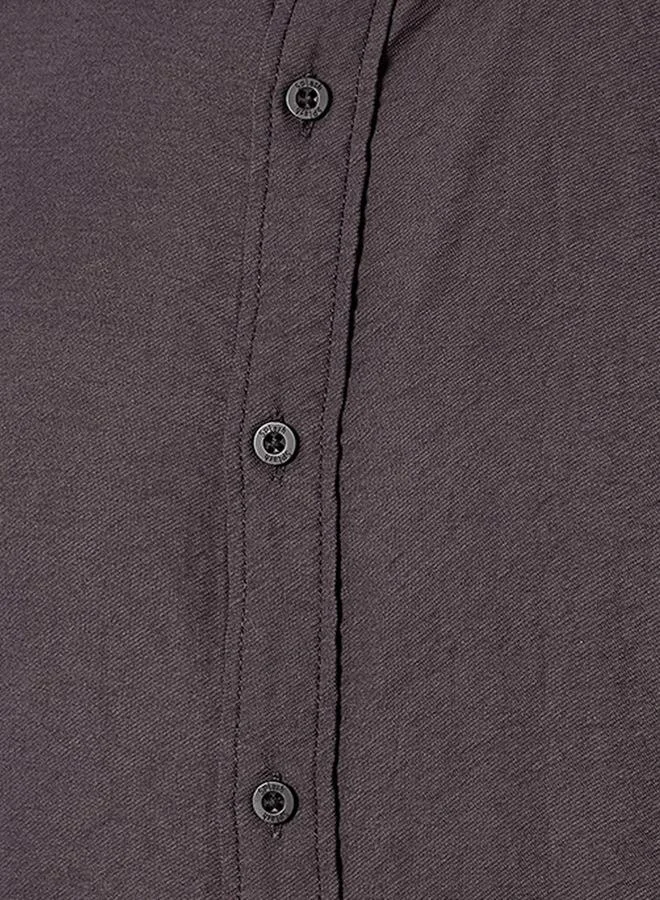 Splash FAV Basic Regular Fit Collared Textured Short Sleeves Shirt