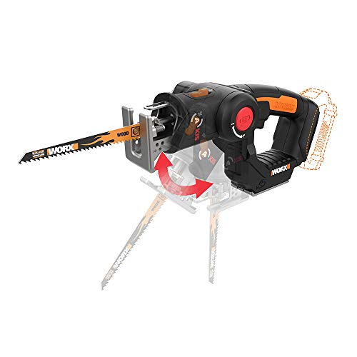 Worx WX550L.9 20V Power Share Axis Cordless Reciprocating & Jig Saw (Tool Only) - Image 1