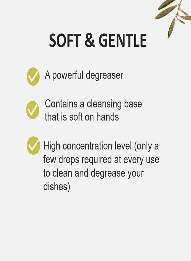 Cucina Fruits & Passion Concentrated Dish Soap, Coriander & Olive Tree, Olive Oil Enriched Liquid Dishwashing Detergent, Vegan & Biodegradable Formula, Refillable Recyclable Bottle,16.9 fl oz (500 ml) - Image 3