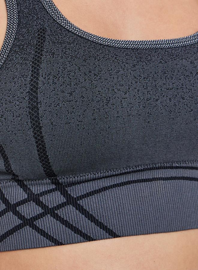 ستايلي اكتيف مجموعة من ليقنز بخصر عريض وصدرية بنمط ريسر باك - Image 4