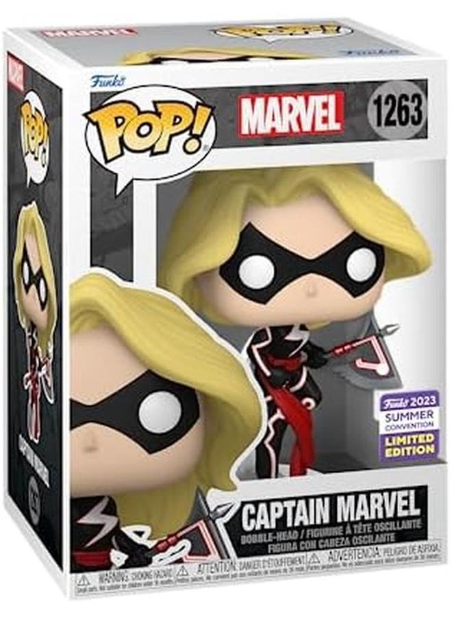 Funko Pop! - Marvel Captain Marvel With Ax Sdcc'23 Collectible Vinyl Figure 71751 - Image 1