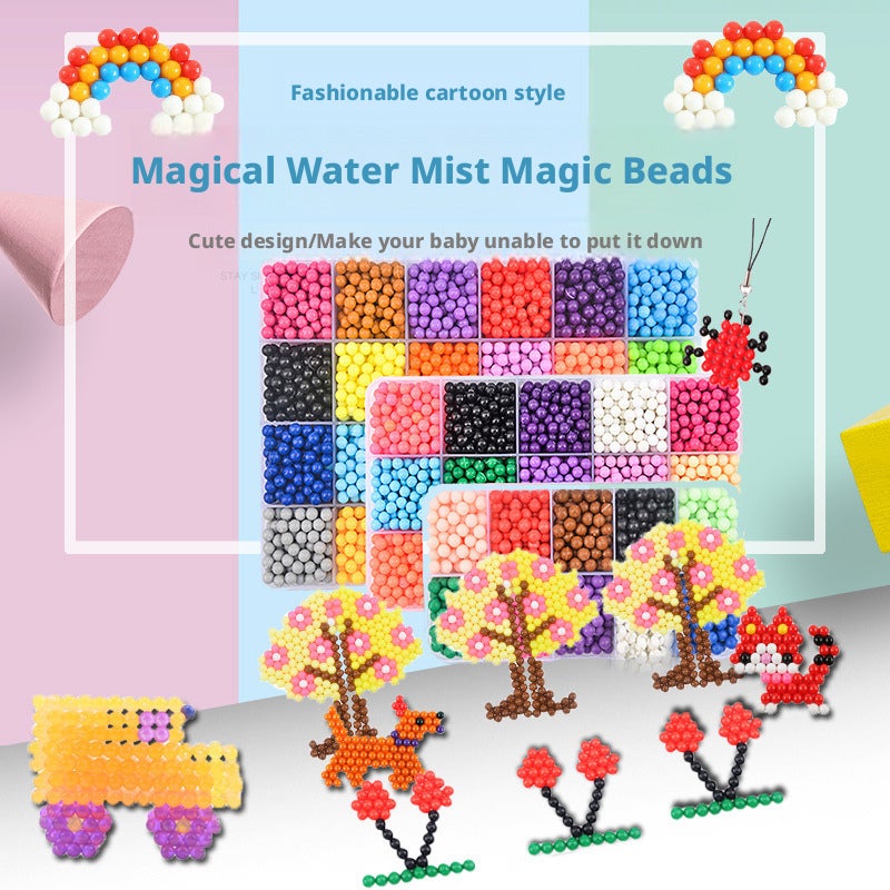Glow-in-the-Dark Magic Water Beads DIY Puzzle Toy for Boys and Girls - Image 2