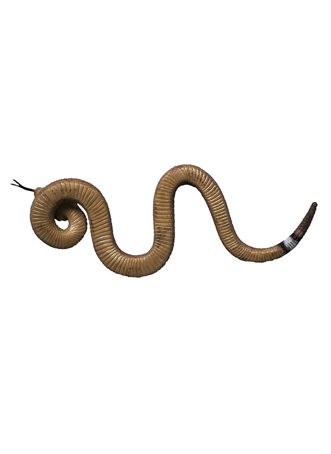 Galaxy Toys - Galaxy Toys Rattlesnake - Realistic Coiled Snake Toy with Distinctive Rattle and Defensive Posture - Image 1