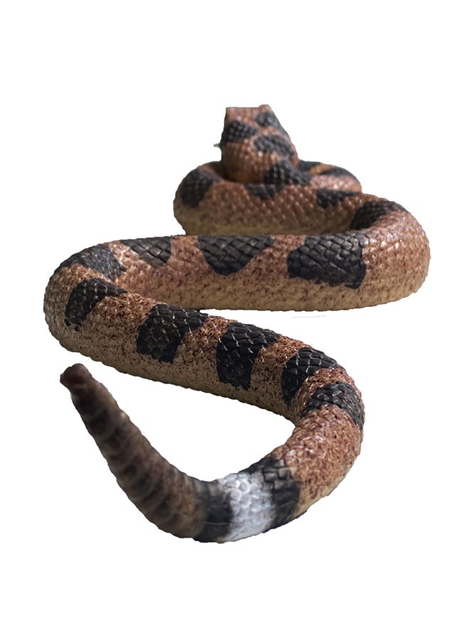 Galaxy Toys - Galaxy Toys Rattlesnake - Realistic Coiled Snake Toy with Distinctive Rattle and Defensive Posture - Image 1