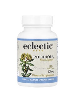 Eclectic Herb Eclectic Herb, Rhodiola, Stress Support, 500 mg, 90 Veg Caps  - Image 1