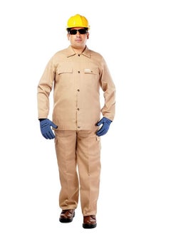 RACO Industrial Coverall Long Sleeves Pre-Shrunk 190GSM 100% Twill Cotton XL