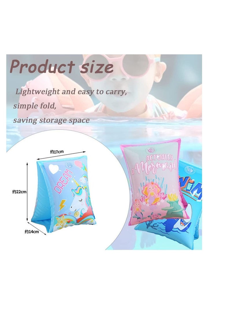 Children's Swimming Armbands Motif with Mermaids Roll-Up Inflatable Swim Floater Sleeves Swim Training Aid Baby Float Arm Bands Kids Swim Ring Pool Water Toy Accessories for Boys Girls 2-6 Years - pzsku/Z362EC4E9990AAF622170Z/45/_/1712231515/e3fa9df0-c575-484b-bfe0-d40345e8a5d4