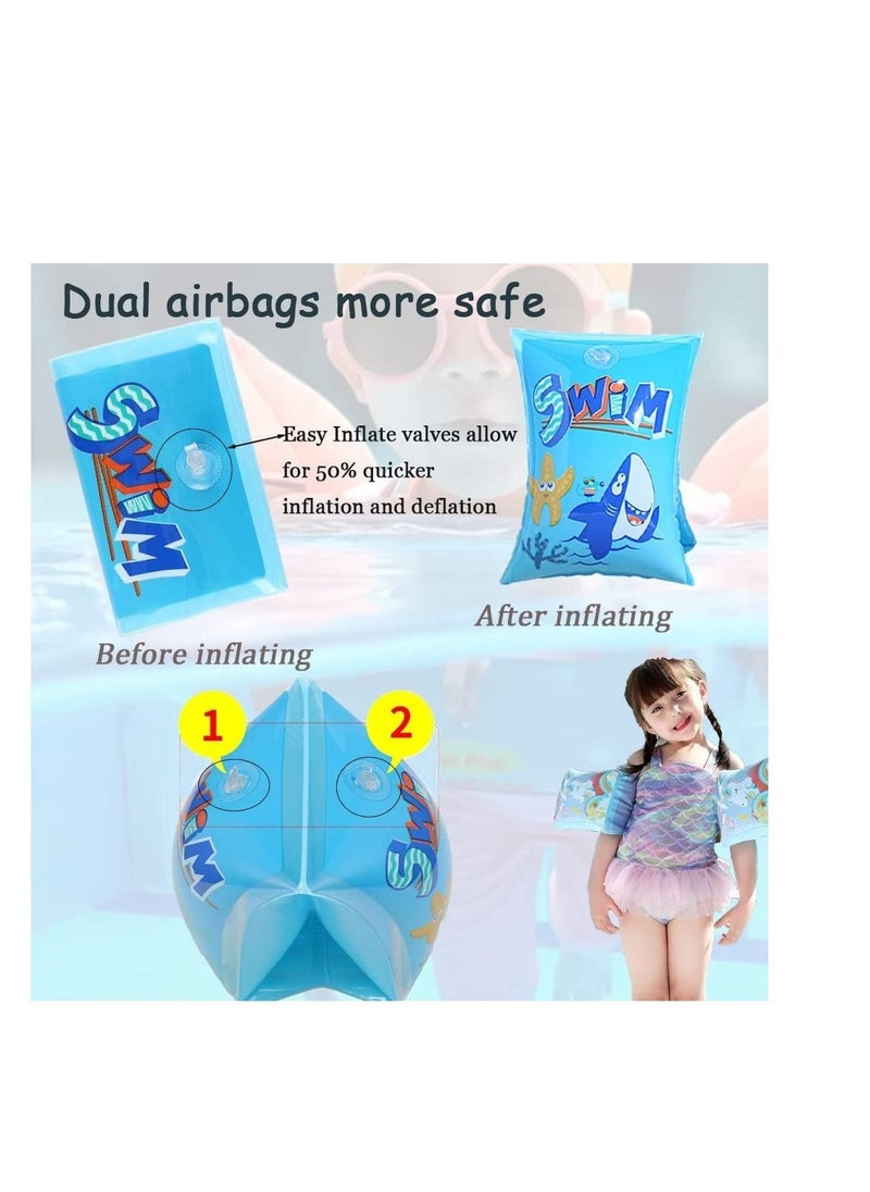 Children's Swimming Armbands Motif with Mermaids Roll-Up Inflatable Swim Floater Sleeves Swim Training Aid Baby Float Arm Bands Kids Swim Ring Pool Water Toy Accessories for Boys Girls 2-6 Years - pzsku/Z362EC4E9990AAF622170Z/45/_/1712231516/edb00027-2784-4f2e-ac4b-235078aca5ee