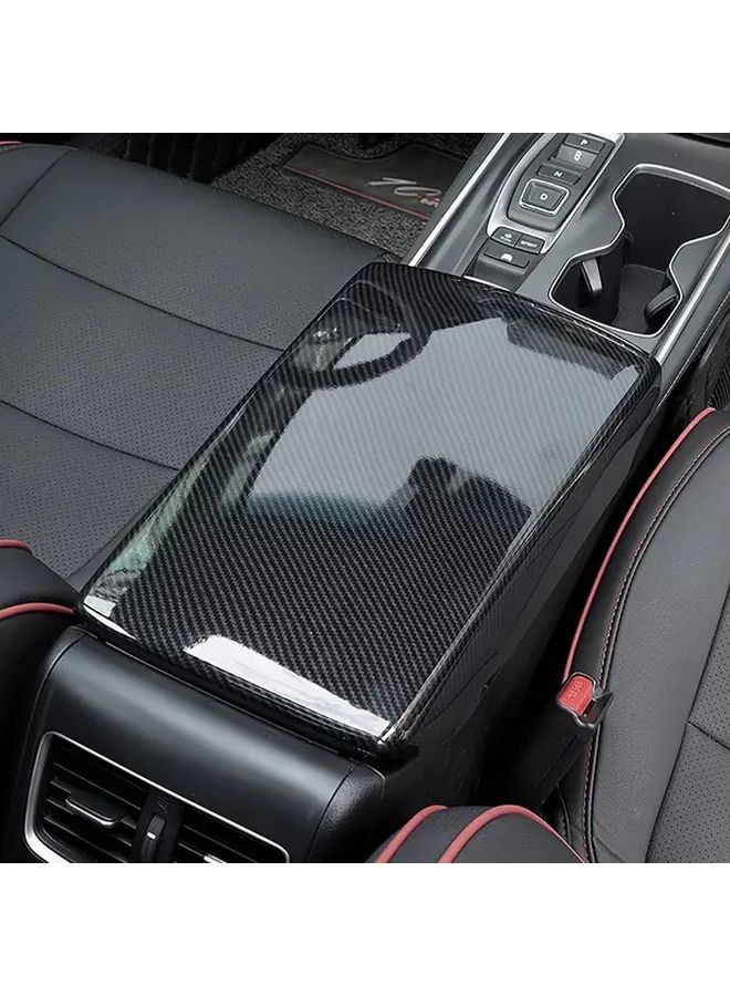 Carbon Fiber Style Center Console Cover For Accord 2018 2022 Interior Protective Panel - Image 3