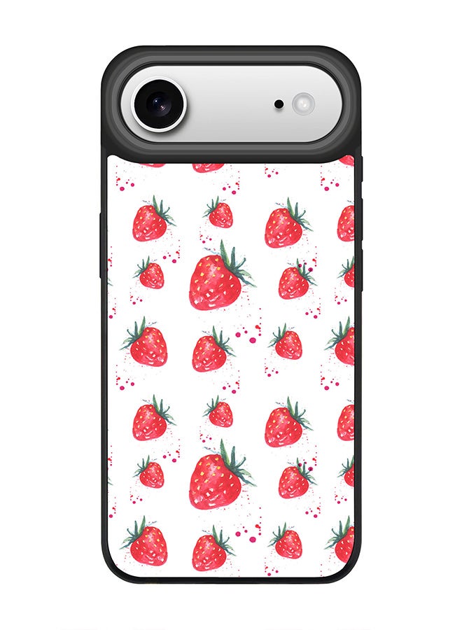 Stylizedd iPhone Air Case, [Compatible with MagSafe] Slim Magnetic cover Phone Case iPhone Air -Dripping Strawberries - Image 1