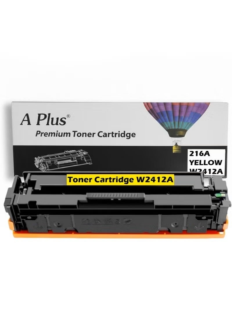 A Plus 216A (W2412A) Yellow Compatible Toner Cartridge for HP Color LaserJet Pro M155, MFP M182, M183 Series - Image 1