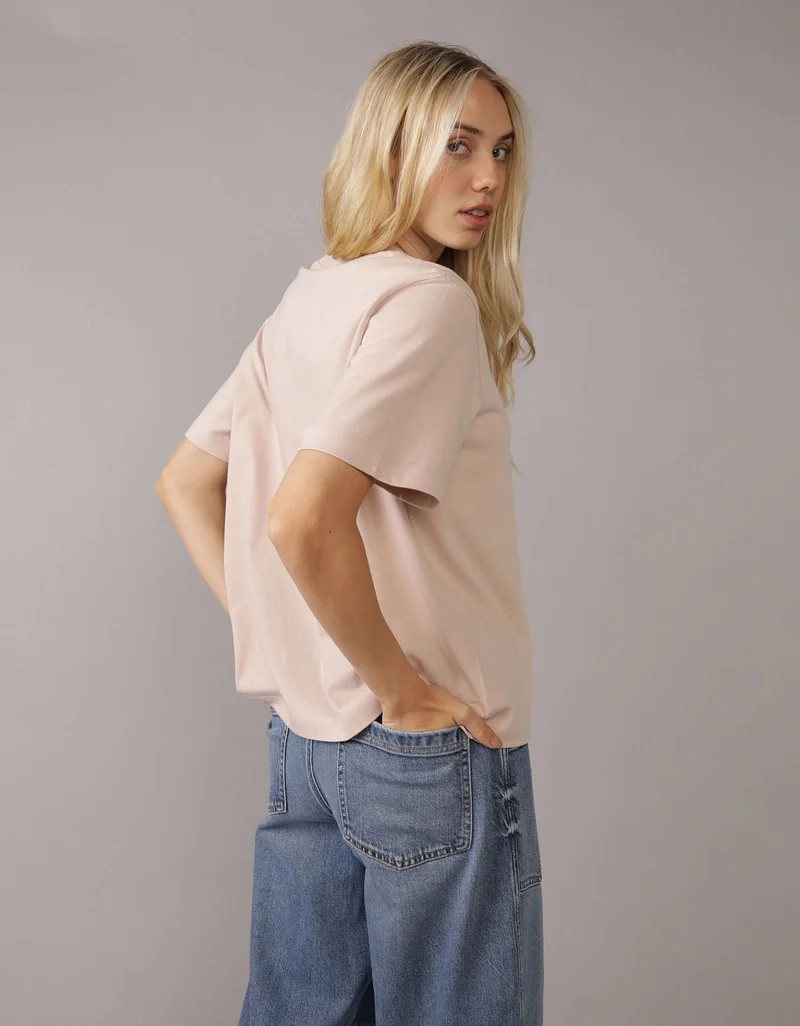 امريكان ايجل تي-شيرت مزين بطبعة