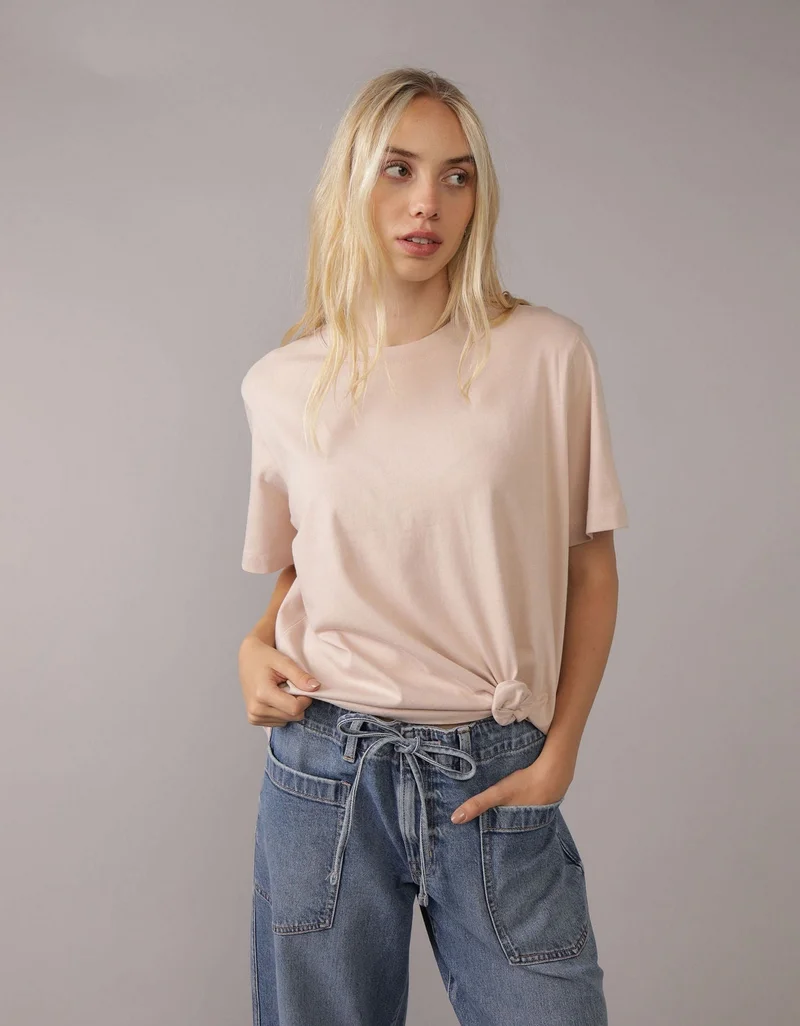 امريكان ايجل تي-شيرت مزين بطبعة