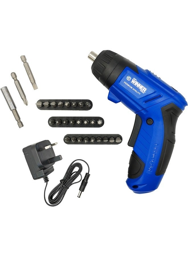 وينر مجموعة مفكات براغي لاسلكية 3.6 فولت مكونة من 29 قطعة مع بطارية 1300 مللي أمبير وسرعة 230 دورة في الدقيقة - Image 2