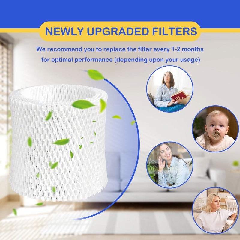 Roninby Humidifier Wicking Replacement Filter Compatible With Canopy Bedside And Nursery Humidifier  Wood Pulp & Paper Filter  5 Pack - Image 4