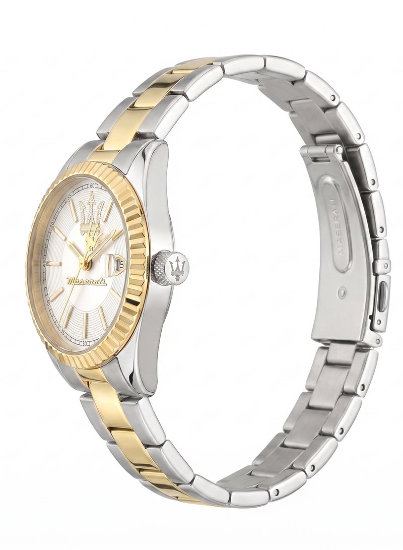 Maserati Women's Silver Multi Finishing Dial Gold Stainless Steel Watch - 31MM - R8853100505 - Image 2